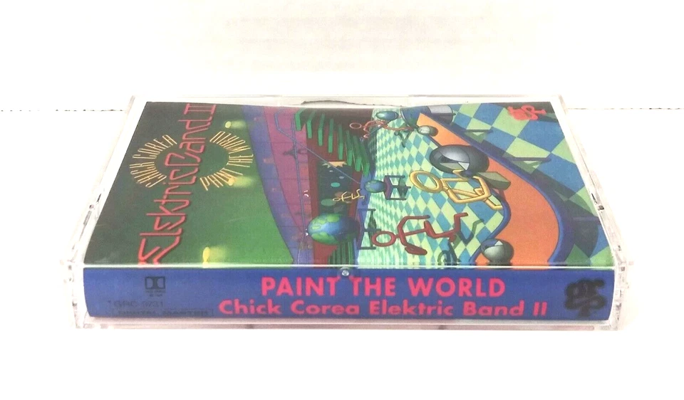 Chick Corea Elektric Band II Paint The World LP Cassette (1993 GRP) Rare OOP EUC Foto 2 de 4