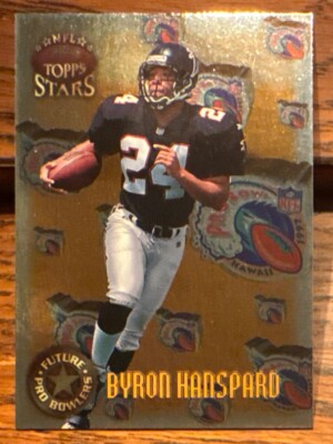 1997 Topps Stars Future Pro Bowlers #FPB4 Byron Hanspard Mint Condition