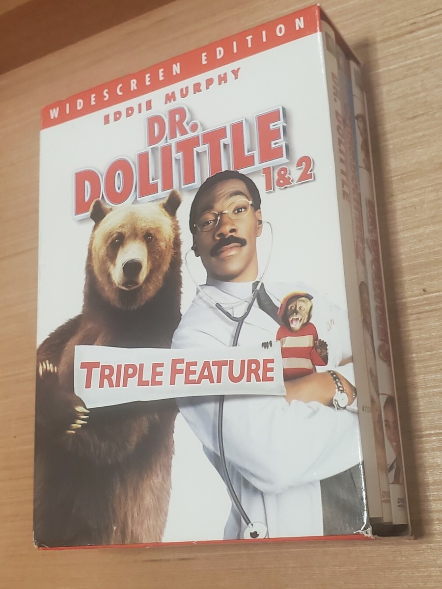 Dr. Dolittle Gift Set (DVD, 2006, 3-Disc Set, Full Frame) Eddie