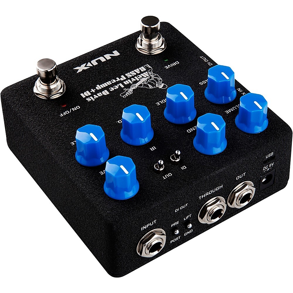 ベース NUX Melvin Lee Davis MLD BASS Preamp+DI NUX Melvin Lee Davis Bass Preamp + DI Pedal Black | eBay