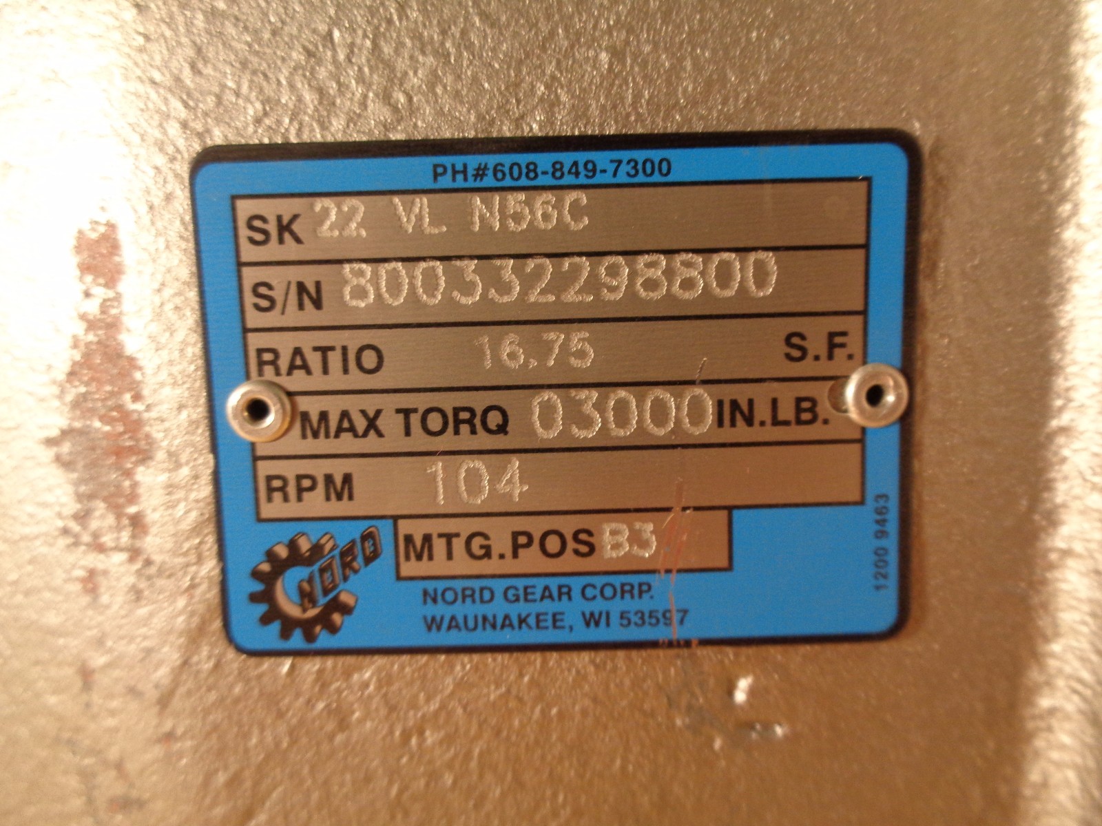 NORD Gearbox SK 22f N56c. for sale online eBay