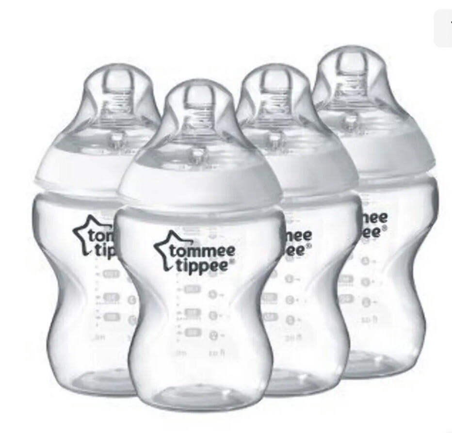 Tommee Tippee Closer to Nature Clear Baby Bottles Anti Colic Oz