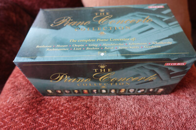 The  piano concerto collection 25 CD Box Mozart Beethoven Chopin Grieg lizst ua.