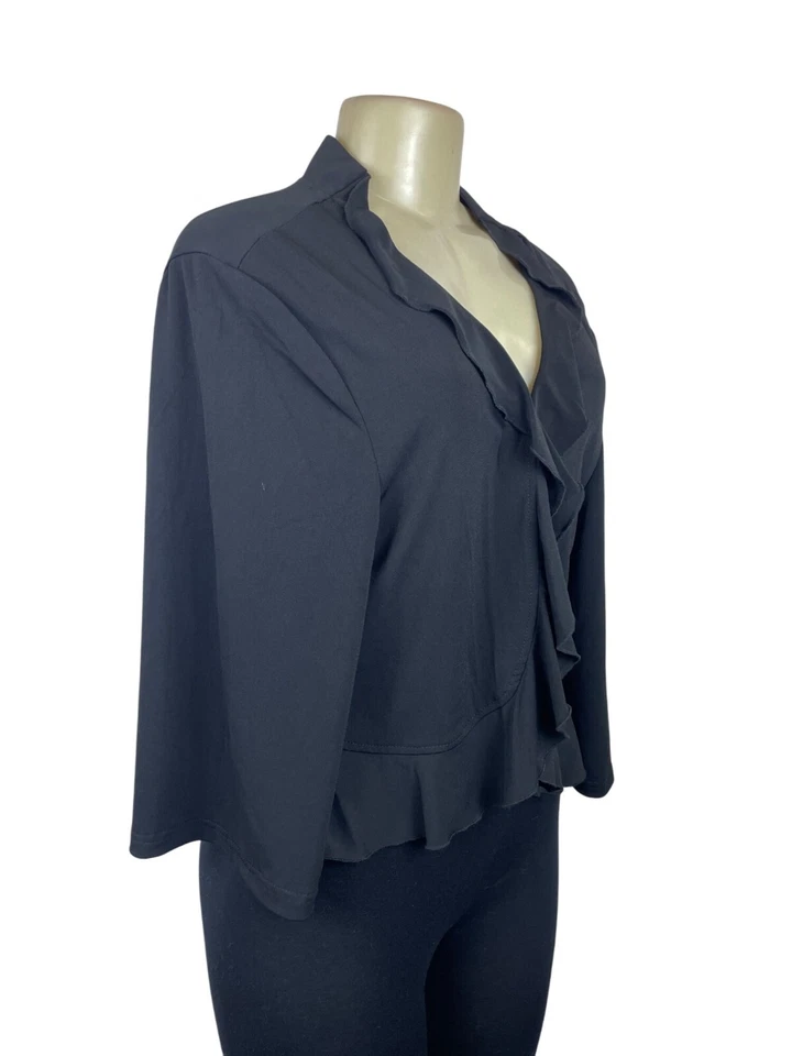 Blusa negra para mujer Just Love talla 2X - nueva con etiquetas Foto 2 de 4