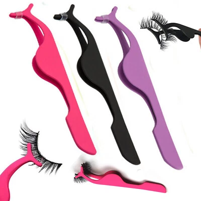 Magnetic Lashes Applicator Eyelash Curler Tool Tweezers Volume Extension False - Image 1 of 2