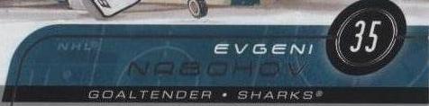 2002-03 Upper Deck - Evgeni Nabokov #147 - 1 of 1