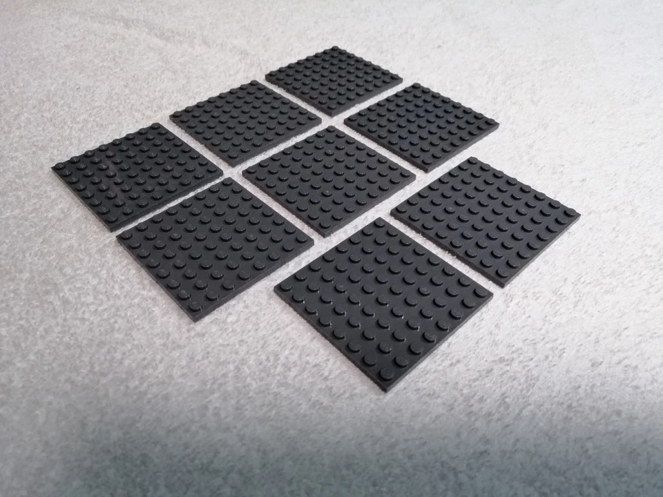 LEGO Konvolut Platten / Bauplatten dunkelgrau 8 x 8 / Creator City Star Wars - Bild 4 von 4