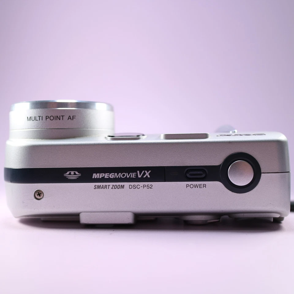 Sony Digital Camera Cybershot DSC-P52 3.2MP Silver Tested - Image 4 of 4