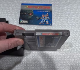 Metal Storm NES tested/works with instructions and dust sleeve
