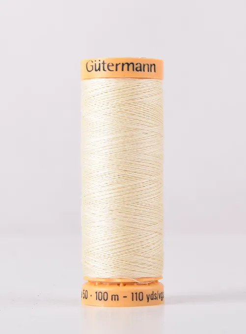 Gutermann Natural Cotton Thread: 100m (828) - Pack of 5