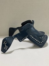 VINTAGE 1950's HARTLAND ORIGINAL ROY ROGERS STENCILED "RR" BLUE SADDLE SCARCE