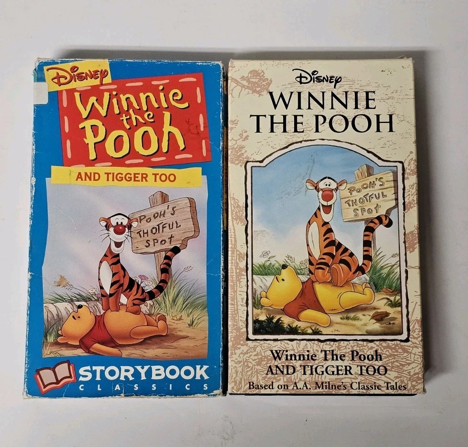Ultra Rare Disney Winnie The Pooh & Tigger Mini-Table Tennis, VHS, Tsum Tsum, Et - Image 4 of 4
