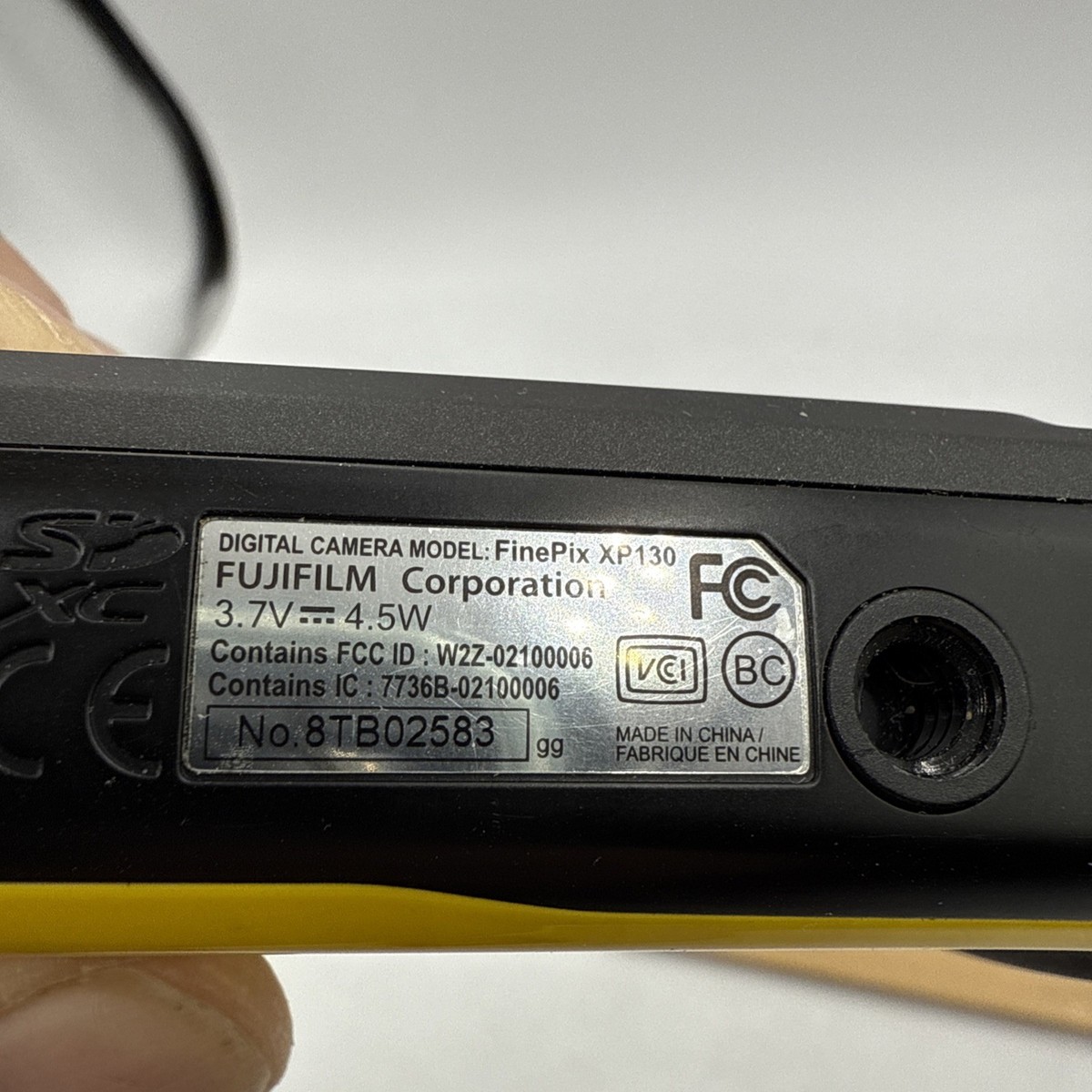 Fujifilm FinePix XP130 Waterproof Digital Camera - Yellow