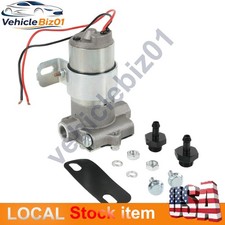 Electric Fuel Pump 97 Gph 7 Psi Universal Red For Holley Demon Carburetor Chrome