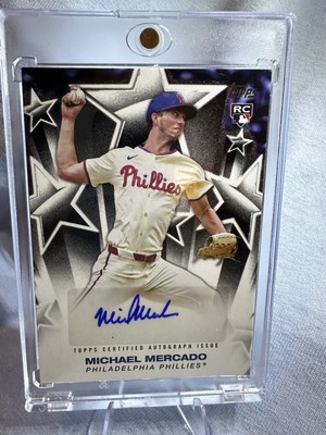 2025 Topps Series 1 - Baseball Stars Autographs Michael Mercado #BSA-MME Mag cas