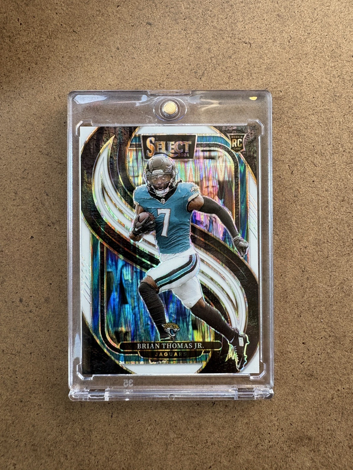 2024 Panini Select Brian Thomas Jr. #91 White Shock Prizm /199 Rookie Jaguars RC