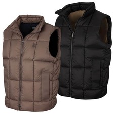 Lyle & Scott Mens Square Wadded Cocoon Puffer Lightweight Golf Gilet 30% OFF RRP