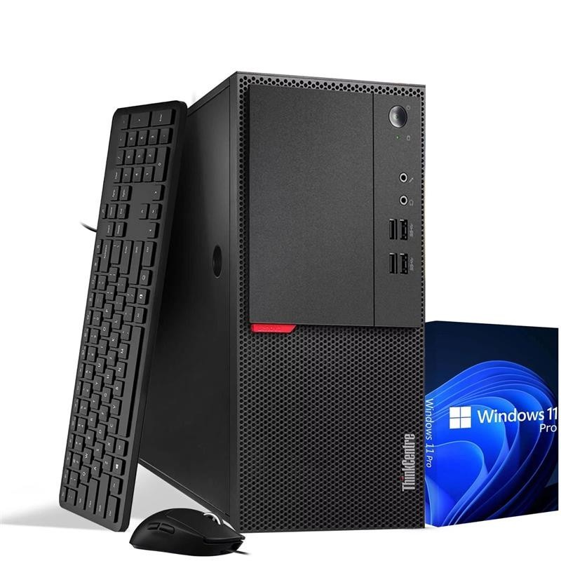 Lenovo Tower Desktop Computer PC Intel i5-6500 16GB Ram 1TB HDD Wi-Fi Windows 11