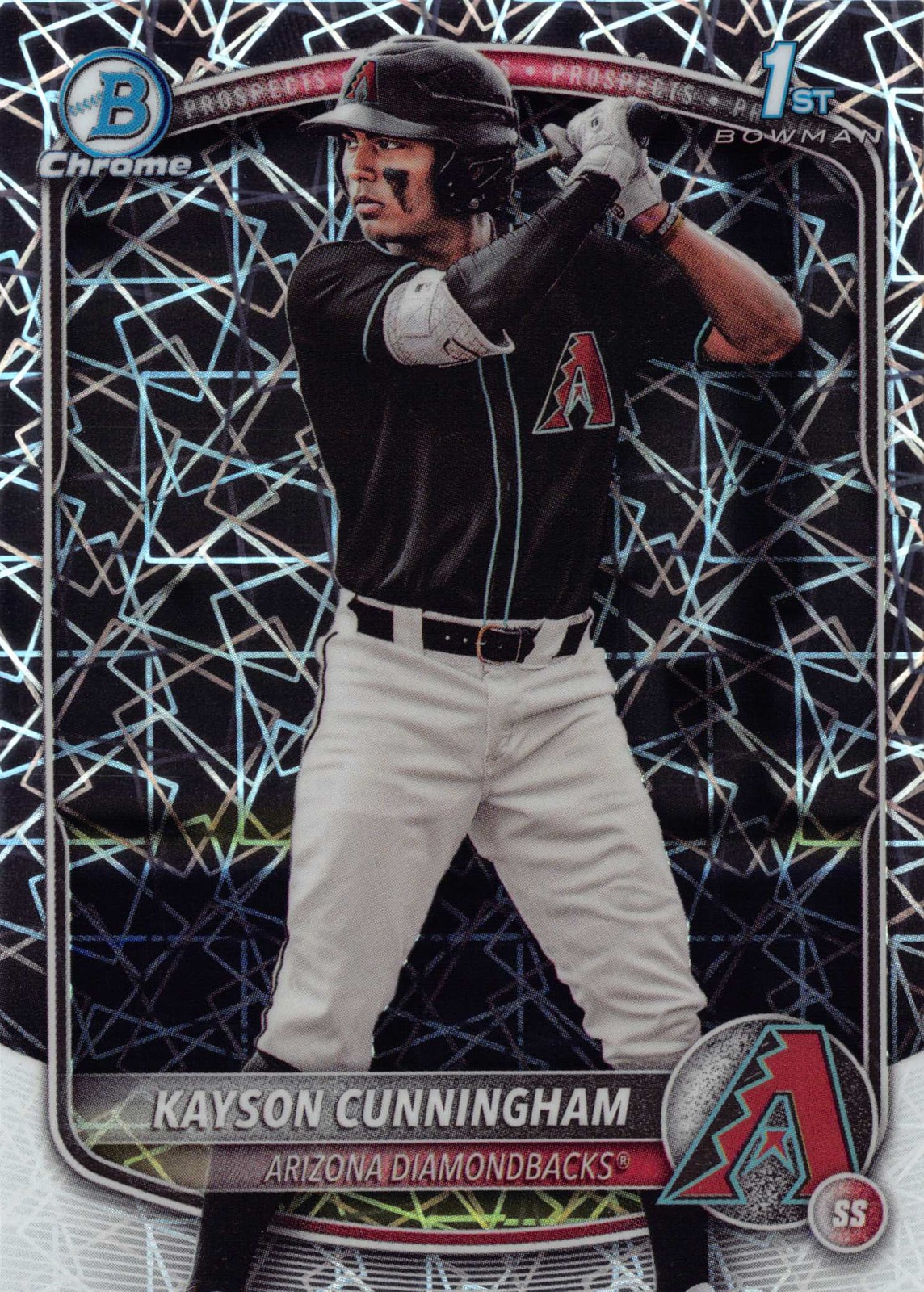 2025 Bowman Draft #BDC-84 Kayson Cunningham Chrome Laser Refractor