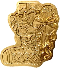 Filled Christmas Stocking - shaped Wax Seal Stamp head for your Cards & Letters!