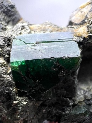 205 CT. Top Green Panjshir Emerald Crystal On Pyrite - AFG