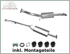 Auspuff Set für Ford Maverick 2.0 16V Mittel + Endschalldämpfer Auspuffanlage