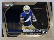 2025 Panini Prizm Black - Prospects Extended Jeremiyah Love #189 (RC)