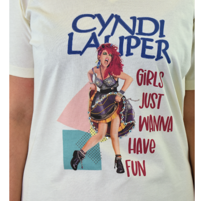 Vintage Cyndi Lauper Shady And Katie T-shirt For fan unisex TR176