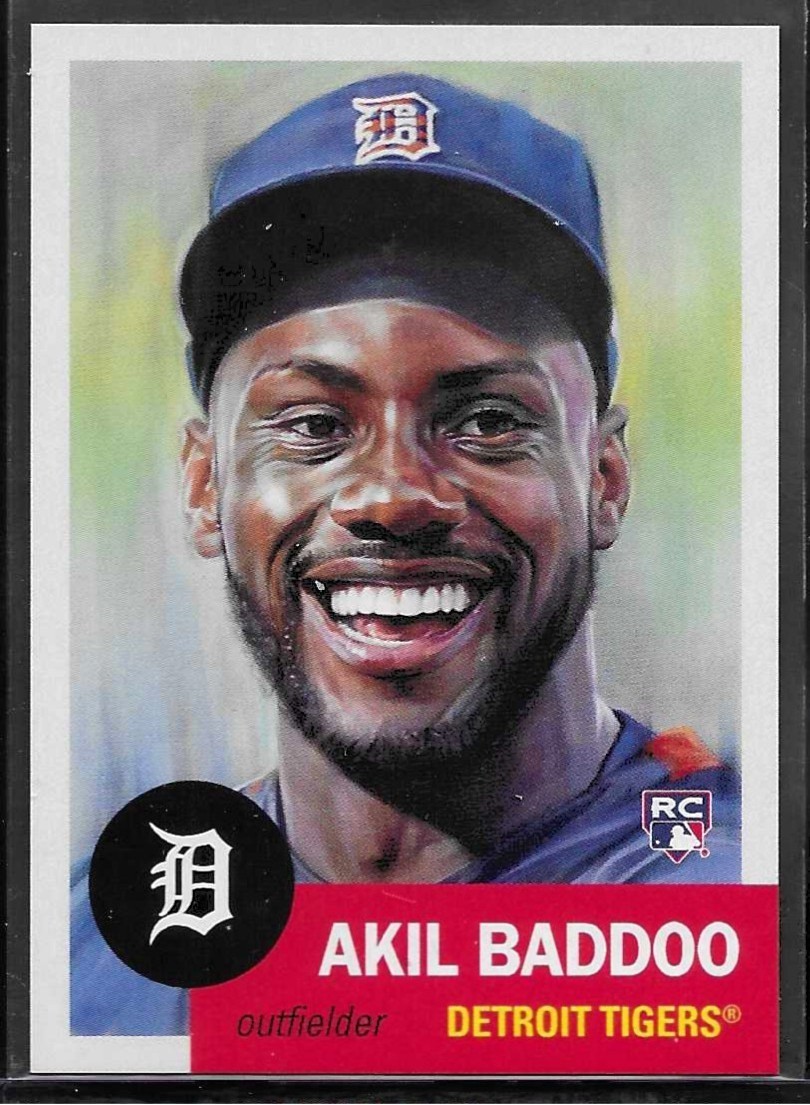 2021 TOPPS LIVING SET # 430 AKIL BADDOO RC Rookie Detroit Tigers 3,178 Printed