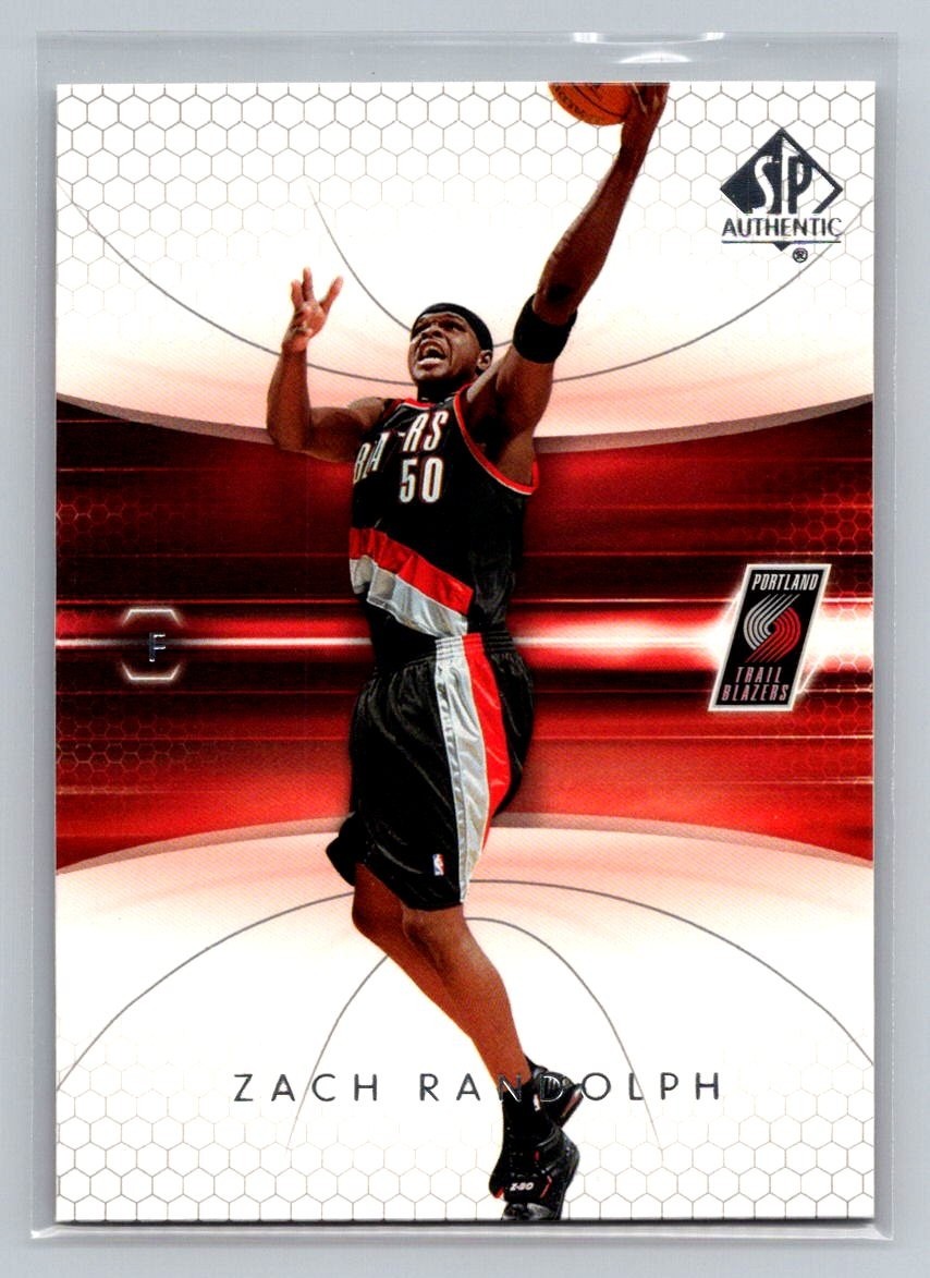 2004-05 SP Authentic #72 Zach Randolph