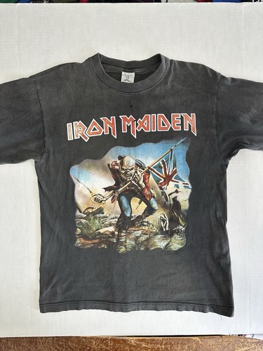 Iron Maiden Trooper Vintage T-Shirt XL - Picture 12 of 12