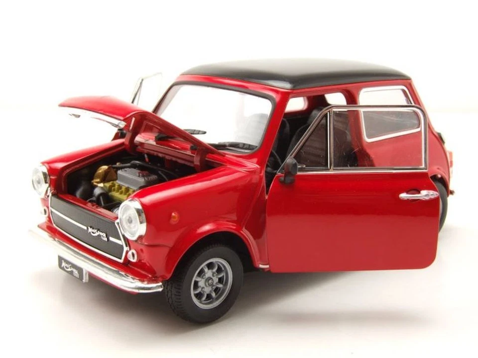 Morris Mini Cooper 1300 1974 rot Modellauto 1:24 Welly - Bild 4 von 4