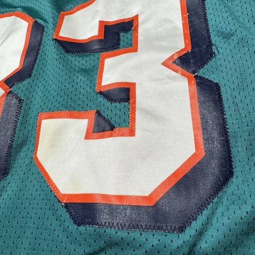 Vintage Wilson Kareem Abdul Jabbar Miami Dolphins NFL Football Jersey 2XL - Picture 5 of 14
