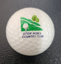VTG Stow Acres Country Club Logo Golf Ball Wilson TC'2 Tour Used