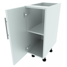 300mm High Line Base Unit White Matt Flat Pack Kitchen Cabinet