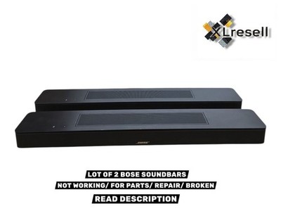 ( Lot of 2 ) Bose Smart Soundbar 600 / NOT WORKING , FOR PARTS , REPAIR , BROKEN