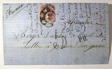 Katalonien. Francoboli.   Postgeschichte. Brief. 1865. 12 Viertel Gelb, PD.