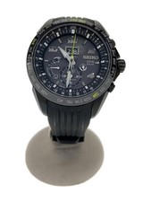 SEIKO Solar Wristwatch Analog Rubber BLK BLK SBXB143
