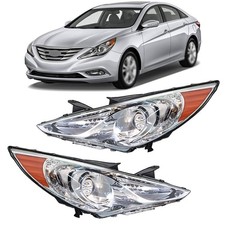 Leftright Side Pair Headlights For Hyundai Sonata 2011 2012 2013 2014 Halogen Leftright Side Pair Headlights For Hyundai Sonata 2011 2012 2013 2014 Halogen
