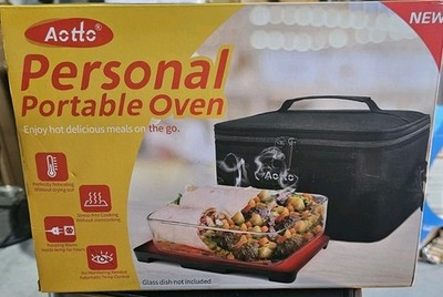 Aotto Portable Oven, 12V 24V 2-in-1 Portable Food Warmer, Mini Personal...