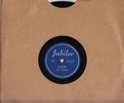 Orioles   So Much / Forgive & Forget 10'' 78