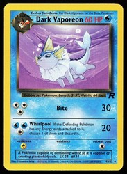 Dark Vaporeon 45/82 Team Rocket Uncommon