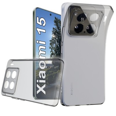 Schutz Hülle für Xiaomi 15  Silikon Case Transparent Handyhülle TPU Bumper Cover