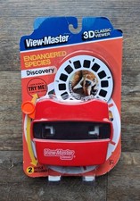 View-Master 3D Classic Viewer Discovery Endangered Species w/ 2 Reels NEW Sealed