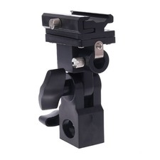 Photo Flash Adapter Hot Shoe Swivel Mount Light Stand Bracket B Umbrella Holder
