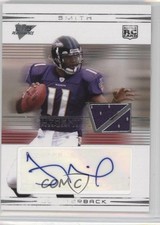 2007 Topps Performance Rookie Relic Auto Silver 8/15 Troy Smith #107 Auto 0p5