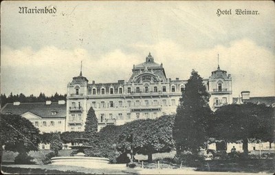 Mariánské Lázně Czech Republic Bohemia Hotel Weimar Bohemia