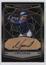 2019 Chronicles Obsidian Electric Etch Orange Prizm /50 Luis Urias Auto 2t9