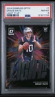 2024 Donruss Optic DRAKE MAYE RC PSA 8 “Light It Up”  Patriots