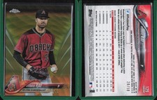 2018 Topps Chrome Gold Wave Refractor #129 Robbie Ray Arizona Diamondbacks /50